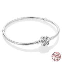 925 Sterling silver 17-20CM Charm Bracelet - Various Designs