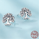 925 Sterling Silver Tree of Life Earrings/Bracelet