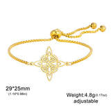 Stainless Steel Celtic Knot Bolo Bracelet - 2 Colours