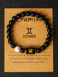 Fashion Natural Stone Horoscope Bracelets - 3 Lengths