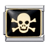 Stainless Steel Halloween Themed Italian Charm - 30 Options