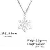 Stainless Steel Christmas Themed Necklace