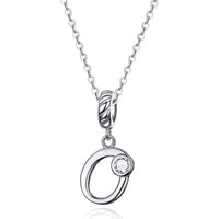 925 Sterling Silver Letter/Initial Necklace - 26 Options