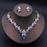 Fashion Statement Crystal Necklace Set - 11 Options