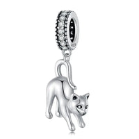 925 Sterling Silver Dog Hanging Charm - 9 Options