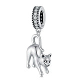 925 Sterling Silver Dog Hanging Charm - 9 Options