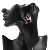 Fashion Cow Acrylic Print Earrings - 5 Options