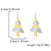 Fashion Splicing Two Colour Christmas Tree Earrings/Necklace