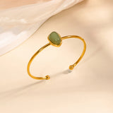 Stainless Steel Open Cuff Bangle - 22 Options