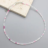 Fashion Seed Bead Choker Necklace - 28 Options
