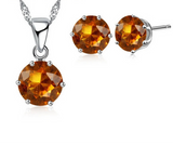 925 Sterling Silver Necklace/Earring Set - 16 Options
