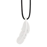 Silicone Feather Chew/Anxiety Necklace - 5 Colours