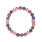 Fashion Tiger Eye/Rose Quartz Stone Bracelet