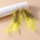 Bohemian Tassel/Feather Drop Earrings - 9 Options