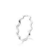 925 Sterling Silver Simple Stackable Dainty Ring - 11 Designs
