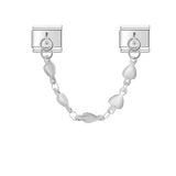 Stainless Steel Heart Star Circle Chain Italian Charm - 6 Options