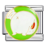 Stainless Steel Halloween Themed Italian Charm - 30 Options
