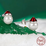 925 Sterling Silver Christmas Stud Earrings - 9 Options