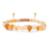19cm Irregular Chip Stone Bracelet - 16 Options
