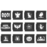 Stainless Steel Black Halloween Italian Charm - 12 Options
