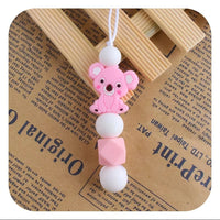 Food Grade Silicone Rainbow/Koala Bead Chew Necklace - 11 Options