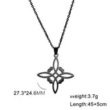 Stainless Steel Celtic Knot Necklace - 31 Options