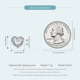 925 Sterling Silver Horse Heart Themed Charm - 3 Options