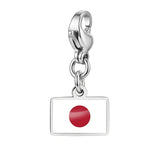 Stainless Steel 10mm Country Flag Charms - 24 Options