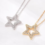 Fashion Multicolour Star Crystal Necklace - 4 Options