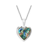 Stainless Steel Openable Heart Pendant - 4 Colours - 3 Sizes