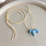 Fashion Colourful Horse Necklace - 6 Options