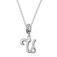 925 Sterling Silver Letter/Initial Necklace - 26 Options