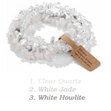 Fashion Irregular Natural Stone Bracelet Set - 16 Options