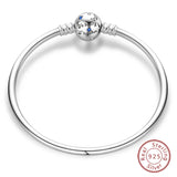 925 Sterling silver 17-20CM Charm Bracelet - Various Designs