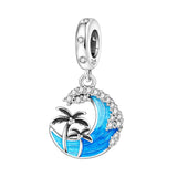 925 Sterling Silver Sea Themed Hanging Charm - 21 Options