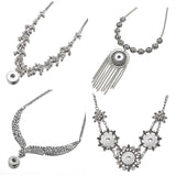 Fashion 18mm Snap Necklace - 10 Options