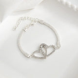 Fashion Heart/Infinity Bracelet - 2 Colours - 7 Options