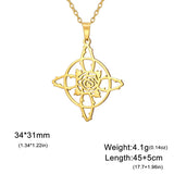 Stainless Steel Celtic Knot Necklace - 31 Options