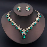 Fashion Statement Crystal Necklace Set - 11 Options