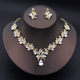 Fashion Statement Crystal Necklace Set - 11 Options