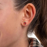 Stainless Steel Cute Gold Plated Stud Earrings - 3 Options
