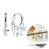 925 Sterling Silver & Gold Plated Hoop Earrings - 73 Options