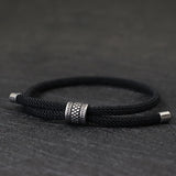Fashion 4mm Nylon Cord Adjustable Bracelet - 5 Colours