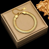 Stainless Steel Gold Colour Bracelet - 10 Options
