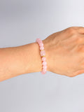 Natural Stone Faceted Square Bead Bracelet - 3 Options - 3 Lengths