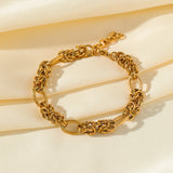 Stainless Steel Gold Colour Bracelet - 10 Options