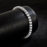 S925 Sterling Silver Bracelet Zirconia Tennis Bracelet 4mm 16-20cm
