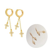 925 Sterling Silver & Gold Plated Hoop Earrings - 73 Options