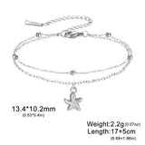 Stainless Steel Charm Anklet/Bracelet - 28 Options - 2 Sizes