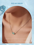 Fashion Oval Natural Amazonite Necklace